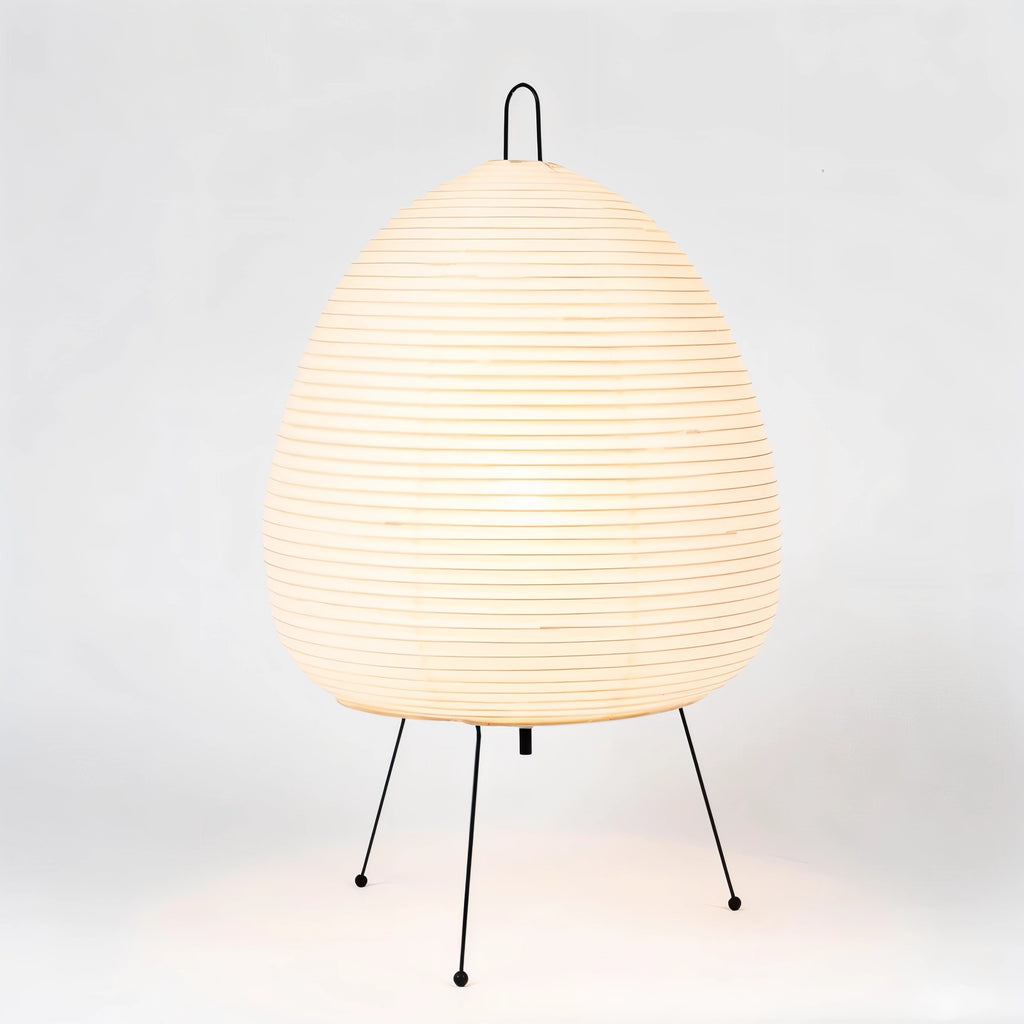 Minimalist LED Paper Lamp – Japanese Table Light