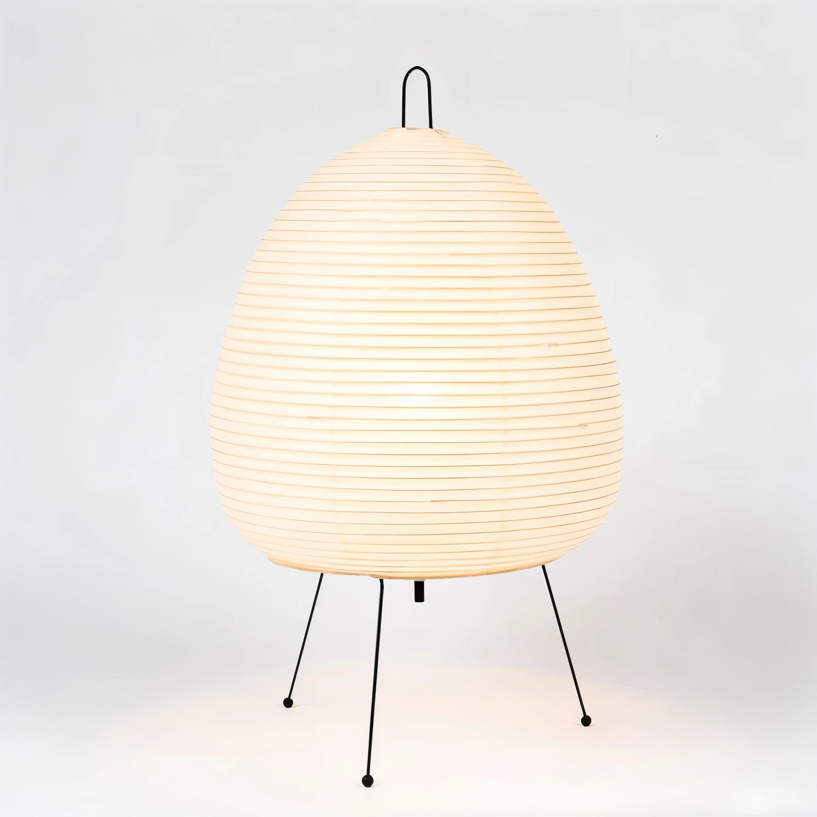 Minimalist LED Paper Lamp – Japanese Table Light