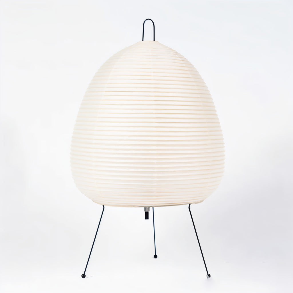 Minimalist LED Paper Lamp – Japanese Table Light