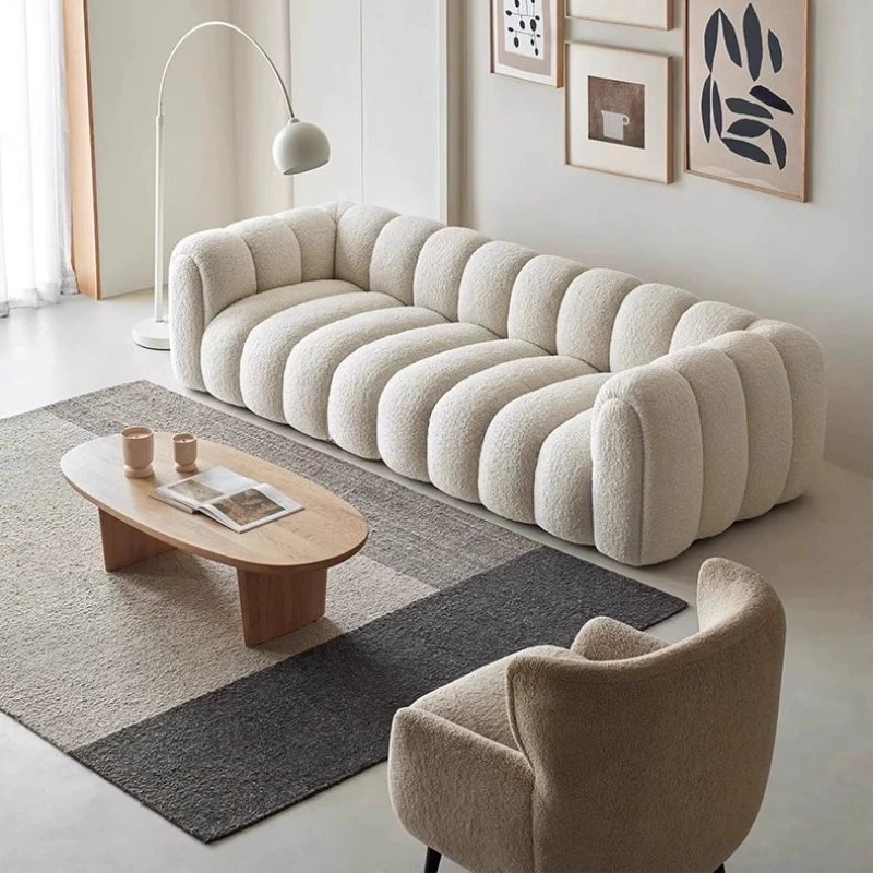 Minimalist Lounge Puff Sofa — Nordic Relaxation Chair