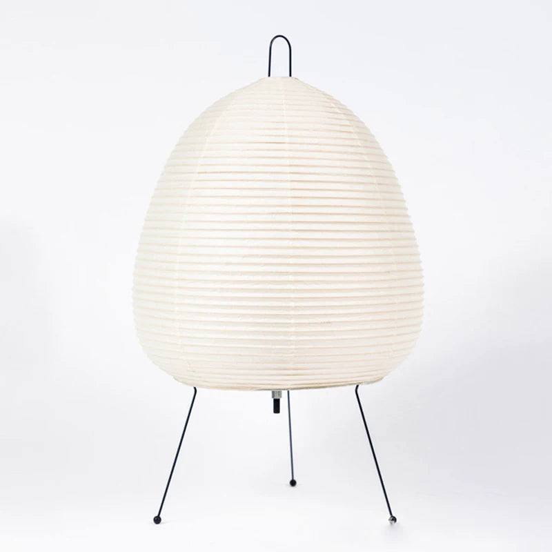 Minimalist LED Paper Lamp – Japanese Table Light