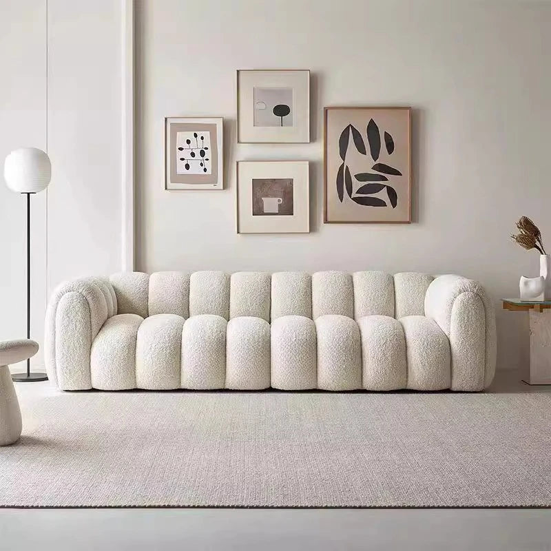 Minimalist Lounge Puff Sofa — Nordic Relaxation Chair