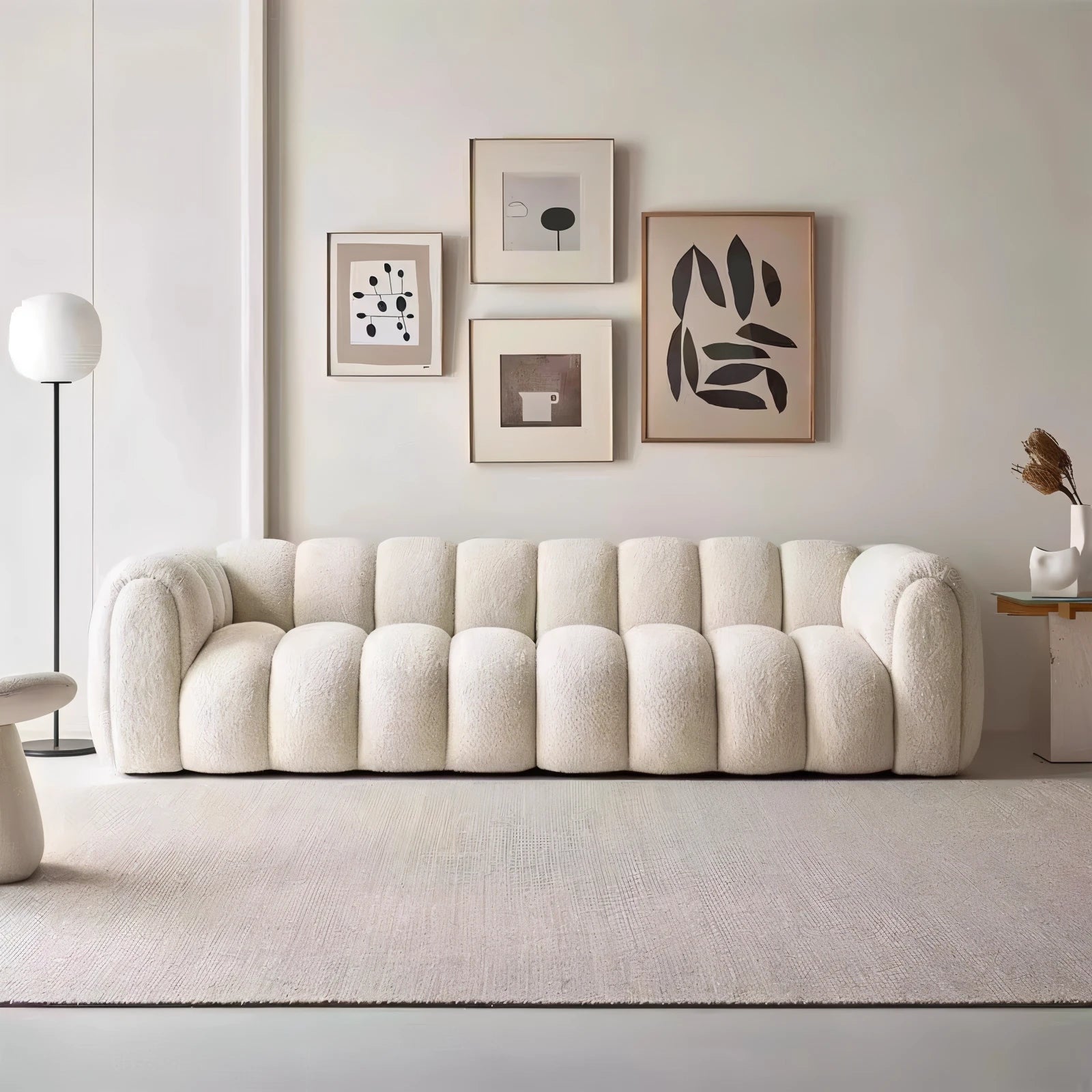 Minimalist Lounge Puff Sofa — Nordic Relaxation Chair